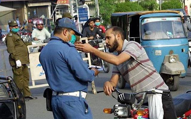 1 روز میں 4 ہزارسے زائدگاڑیوں کے چالان کیے گئے