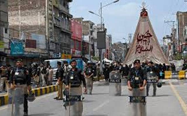 محرم الحرام کی سکیورٹی؛ پولیس نے جلوسوں،مجالس کو حساسیت کے اعتبار سے کیٹگریز میں تقسیم کردیا 