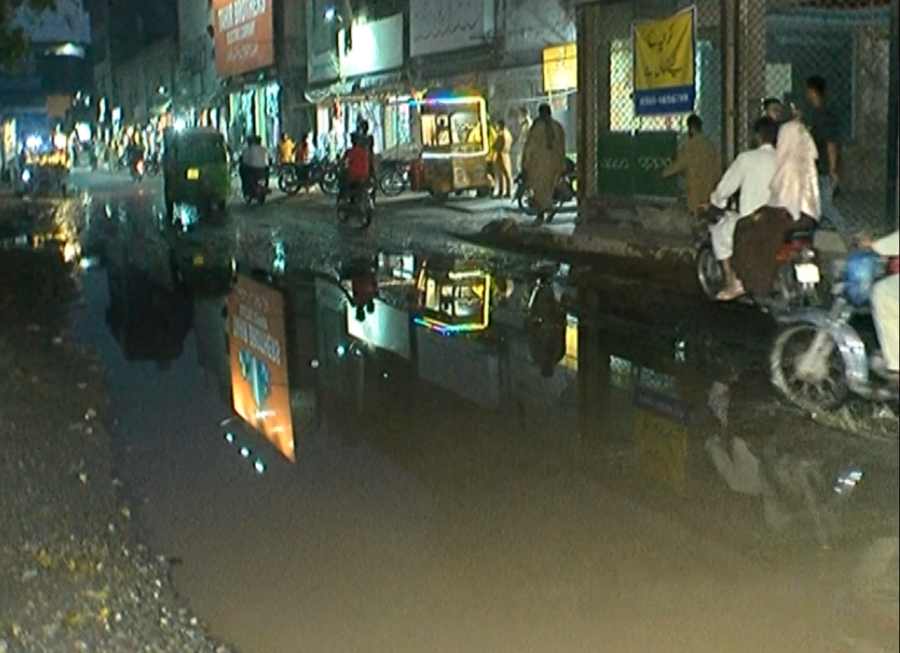 Nishtar Colony Street number 22, sewerage system collapsed, city42 , rainwater disposal 