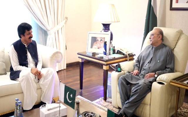 آصف زرداری سے گورنر پنجاب کی ملاقات ، اہم امور پر تبادلہ خیال