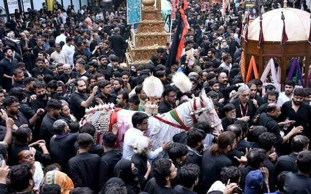 محرم الحرام جلوس، ٹریفک کیلئے لاہور کے کونسے رستے بند کئے گئے؟