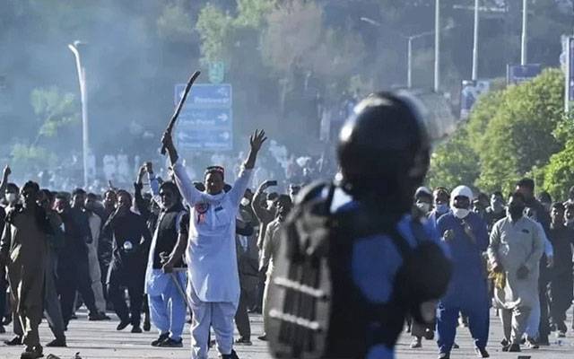 ’ ایک بندہ بھی مظاہرین کا زخمی نہیں ہوا ‘