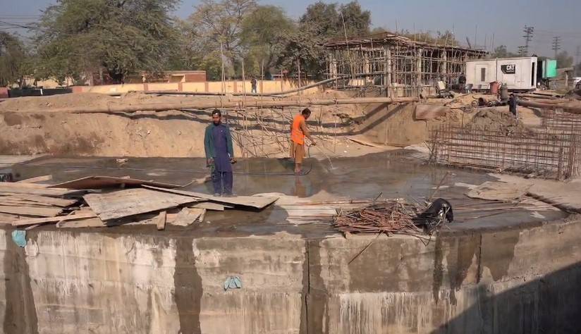  والٹن روڈ اپگریڈیشن منصوبہ ،  ڈسپوزل سٹیشن ون فعال 