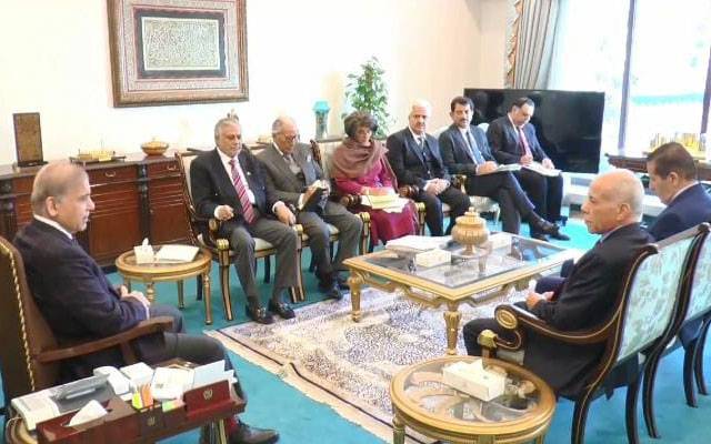 وزیراعظم شہباز شریف سے پاکستان میں تعینات مراکش کے سفیر محمد کرمون کی ملاقات