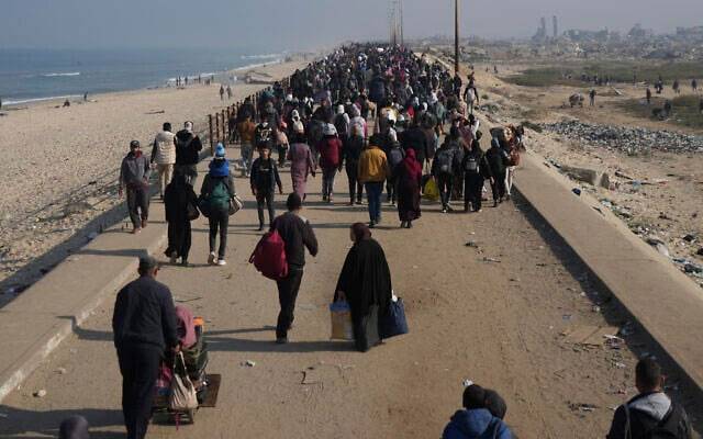 Northern Gaza, Refugies returning to Northern Gaza, City42 