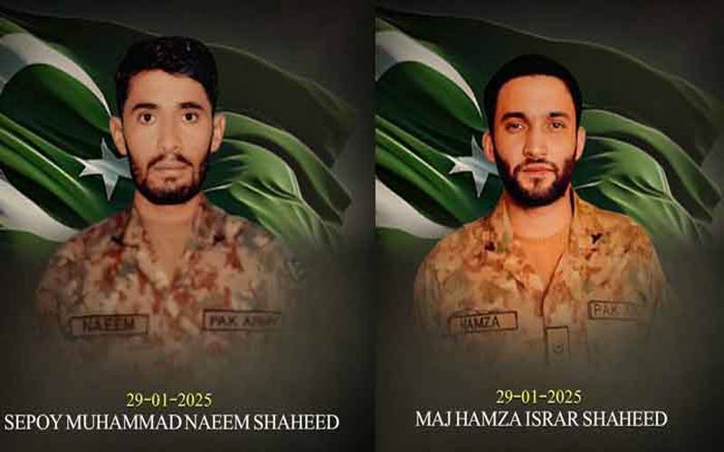 فورسز کا شمالی وزیرستان میں آپریشن، 6 خوارج ہلاک، مقابلے میں میجر اور 2 سپاہی شہید