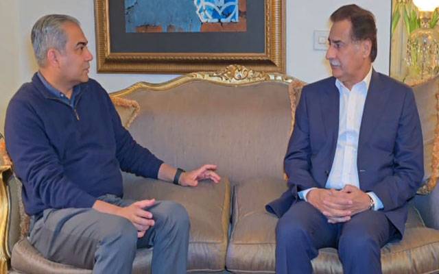 محسن نقوی کی ایاز صادق سے ملاقات، باہمی دلچسپی اور سیاسی امور پر گفتگو