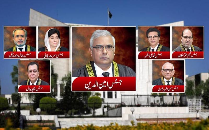 کسی شہری کے گھر گھسنا بھی جرم ہے، 9 مئی کو کور کمانڈرز ہاؤس میں گھس کر توڑ پھوڑ کی گئی: آئینی بینچ