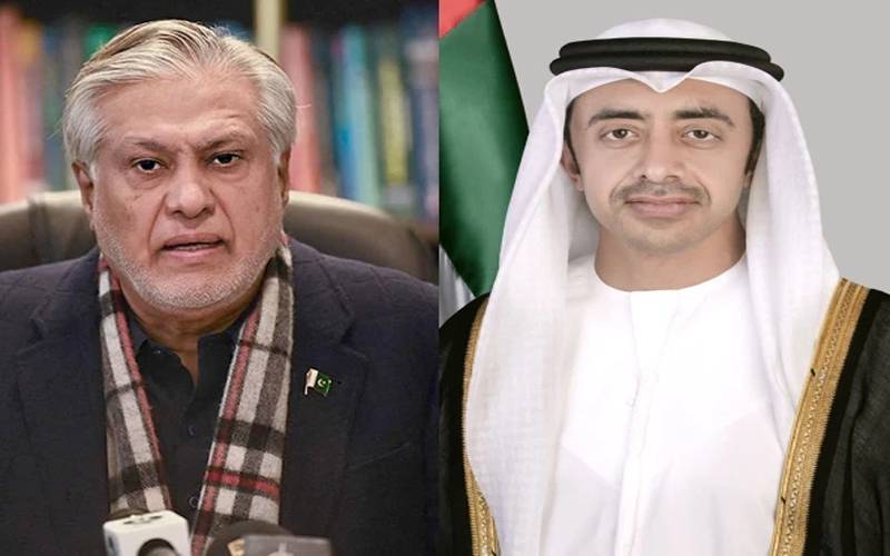 نائب وزیراعظم کا یو اے ای ہم منصب سے رابطہ، غزہ کی سنگین صورتحال پر تبادلہ خیال