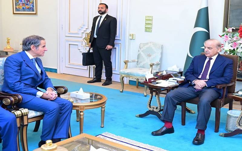 وزیراعظم سےانٹرنیشنل اٹامک انرجی ایجنسی کے ڈائریکٹر جنرل رافیل گروسی کی ملاقات 