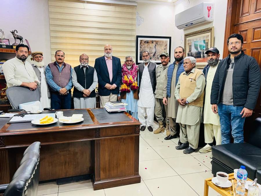 وائلڈ لائف  انسپکٹر منشی لیاقت علی  کے اعزاز میں  الوداعی تقریب کا انعقاد