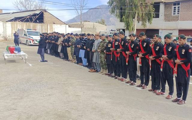 شہید پولیس کانسٹیبل صادق نور کی نماز جنازہ ادا 