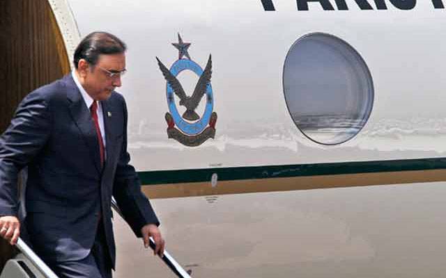 صدر آصف علی زرداری 2 روزہ دورے پر لاہور پہنچ گئے