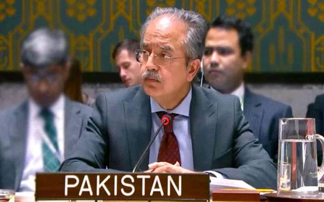 اقوام متحدہ میں پاکستان کا غزہ میں مکمل اور فوری جنگ بندی پر زور