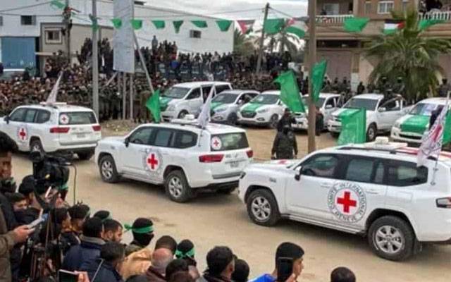 4 اسرائیلی یرغمالیوں کی نعشیں ریڈ کراس کے حوالے، 600 سے زائد فلسطینی قیدی رہا