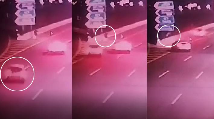 لاہور؛ رنگ روڈ پر پولیس اہلکار جاں بحق، سی سی ٹی وی فوٹیج سامنے آ گئی