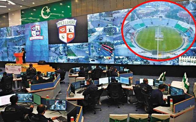 سیمی فائنل میچ؛ سٹیڈیم کے اندر اور باہر جدید ترین سرویلنس سسٹم سے مانیٹرنگ جاری 