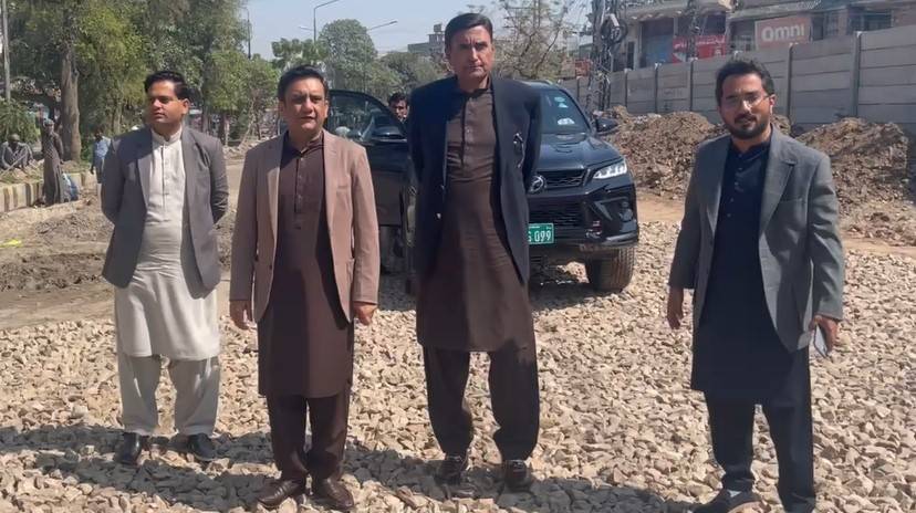  ڈی جی ایل ڈی اے کا سبزہ زار مین بلیوارڈ اور گلبرگ سکیم میں ترقیاتی کاموں کا جائزہ 