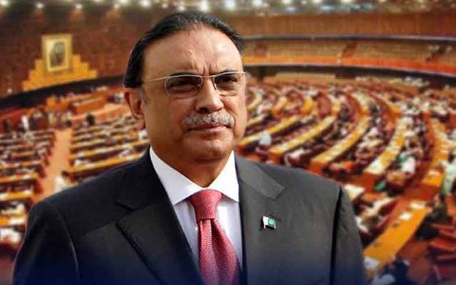 صدر آصف زرداری کل پارلیمنٹ کے مشترکہ اجلاس سے خطاب کریں گے