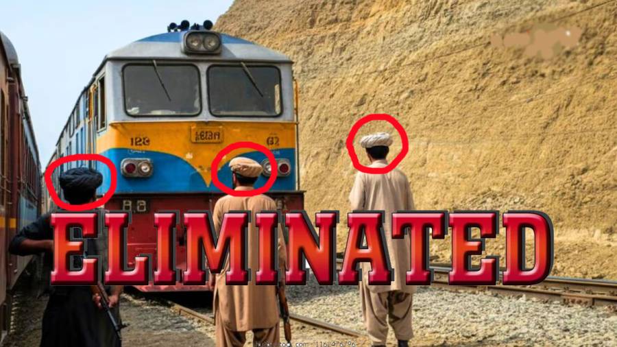  جعفر ایکسپریس پر حملہ کرنے والے مزید 3 دہشتگرد ہلاک،  جہنم واصل دہشتگردوں کی تعداد 16 ہو گئی