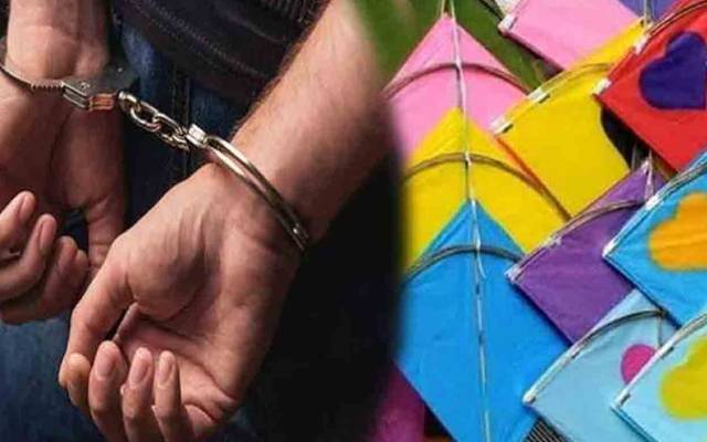 پولیس کی کارروائی، پتنگ فروش کو قابو کرلیا
