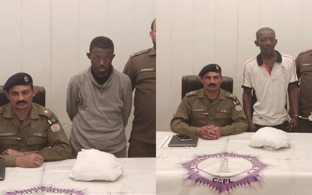منشیات اسمگلنگ نیٹ ورک بے نقاب، 2 غیرملکی منشیات فروش گرفتار