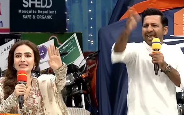 پروگرام میں اداکارہ ثنا جاوید کی سرفراز احمد سے بدتمیزی کی ویڈیو