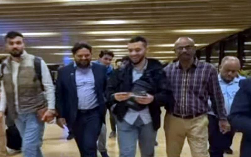 غزہ سے 7 فلسطینی طلبا کراچی پہنچ گئے