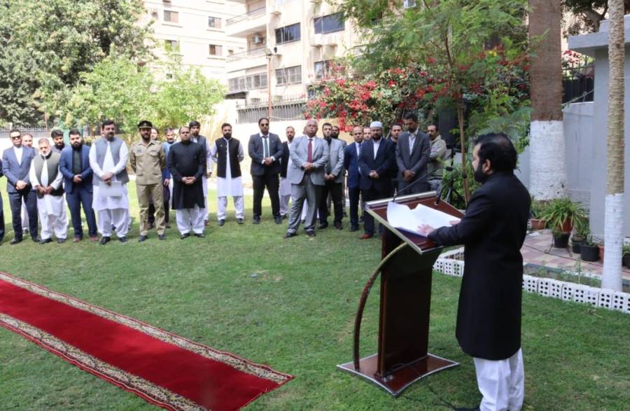مصر ؛ پاکستانی سفارتخانہ میں یوم پاکستان روایتی جوش و جذبے کے ساتھ منایا گیا