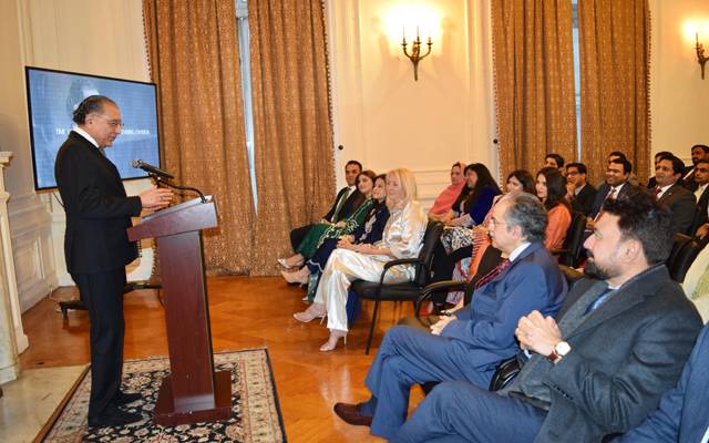 پاکستان مشن نیویارک کی جانب سےسابق پاکستانی سفیر منیر اکرم کے اعزاز میں الوداعی تقریب