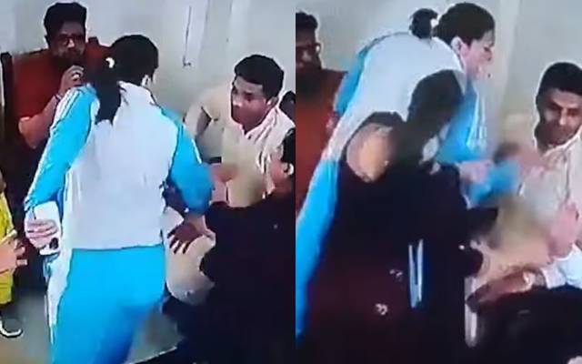 ویڈیو؛ بھارتی باکسر سویتی بورا نے پولیس اسٹیشن میں شوہر کی دھلائی کردی