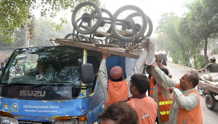 Gulbrag, ravi town, Encroachment , Operation clean up , 