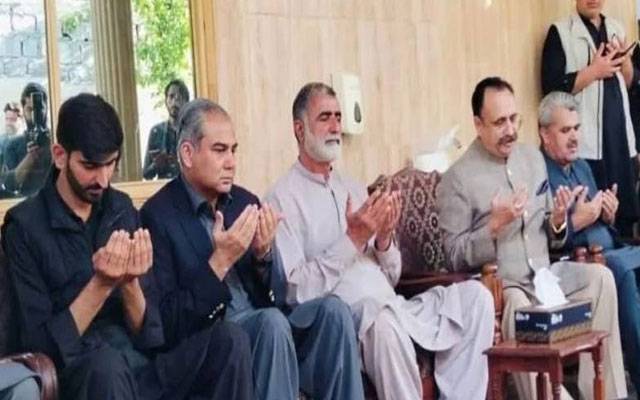 محسن نقوی کی شہید میجر سعد بن زبیر کی رہائش گاہ آمد،اہلخانہ سے تعزیت