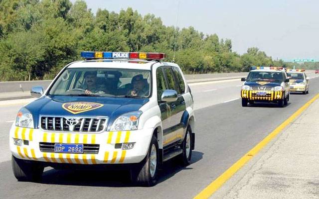 عیدالفطرپرموٹروے پولیس کی جانب سے ٹریفک آگاہی مہم