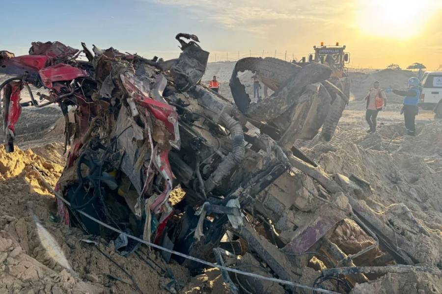 Israel Hamas conflict, Red Cross workers killed, Rafah check post, First responders of the Civil Defense, city42
