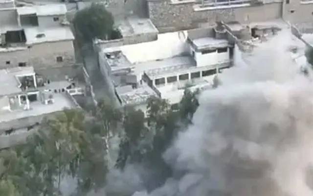 ضلع ٹانک میں دہشتگردوں نے بنیادی مرکز صحت کو بارودی مواد سے اڑا دیا