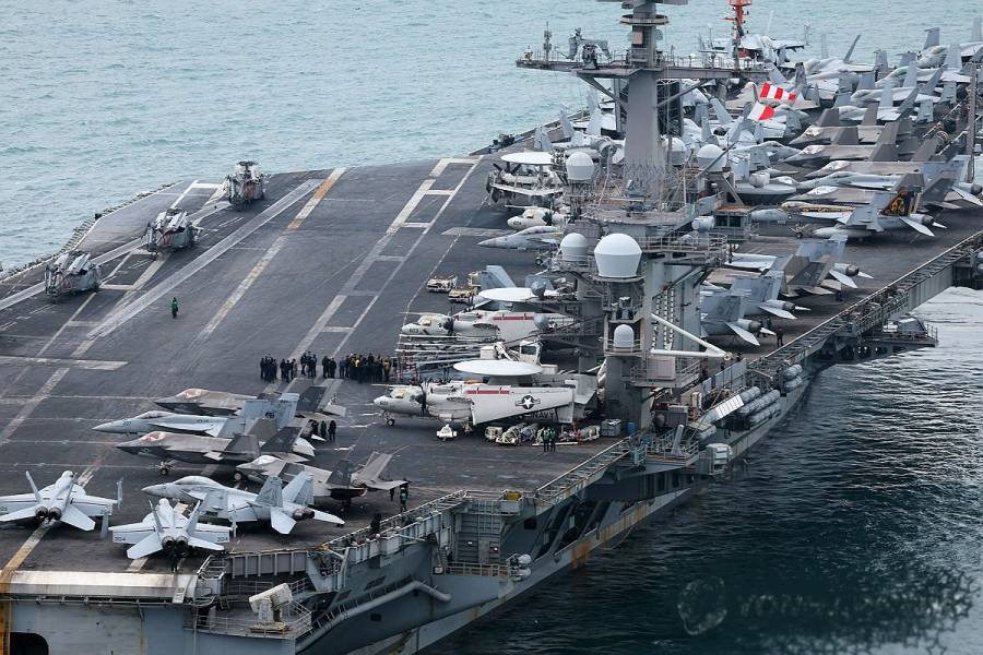 USS Carl Vinson, Middle East war theatre, Iran USA tension, Iran Israel conflict, Iran's Nuclear program, Houthi rebels of Yamen, The US CENTCOM, Air craft carrier , 