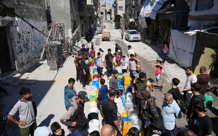  City42, Gaza water crisis, Hamas controlled Gaza Municipality , Palestinian Authority 