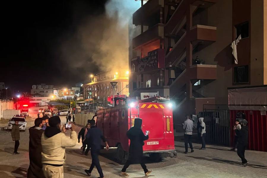 Gaza War, Israeli Air strike on Al Ahli Arab Baptist Hospital, City42 