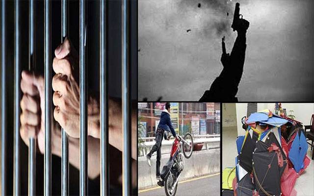 ون ویلرز،پتنگ بازوں، ہوائی فائرنگ کرنے والوں کی شامت