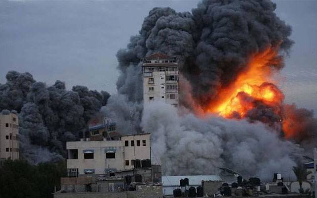 اسرائیل کی غزہ میں شدید بمباری، 6 بھائیوں سمیت 37 فلسطینی شہید