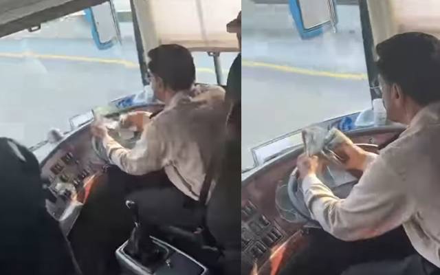  خطرناک سٹنٹ کرنے والا بس ڈرائیور قانون کےشکنجے میں آگیا