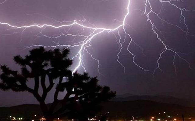 آسمانی بجلی گرنے سے نوجوان جاں بحق 