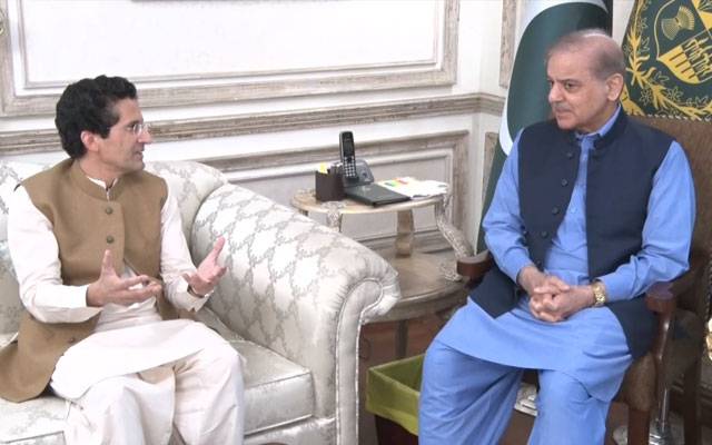 وزیراعظم سے وزیرِ پیٹرولیم علی پرویز ملک کی ملاقات، سیاسی و معاشی صورتحال پر تبادلہ خیال 