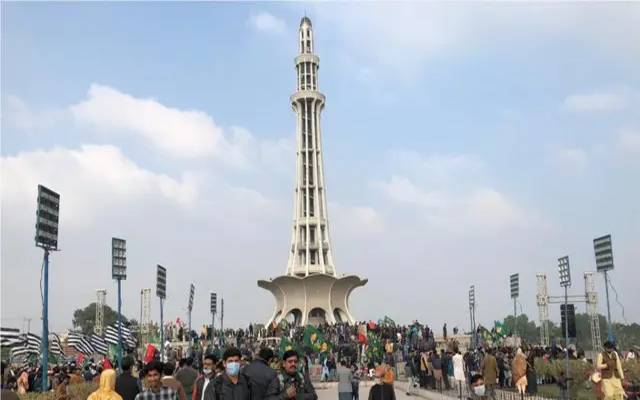 مینار پاکستان پر’اسرائیل مردہ باد‘ ملین مارچ کی تیاریاں