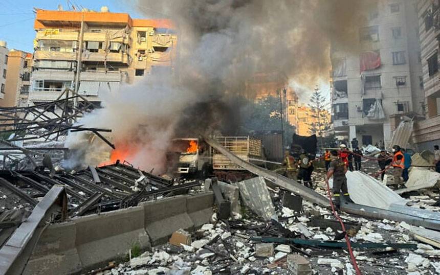 Israeli strikes on Southern Beirut , IDF, Hezbollah, Labonen ceasefire, General Josef Aoun, Netanyahu 