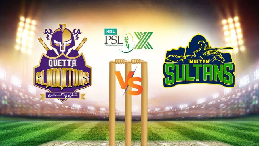 Quetta Gladiators vs Multan Sultans, PSL season 10, City42, Qazafi Stadium Lahore, 