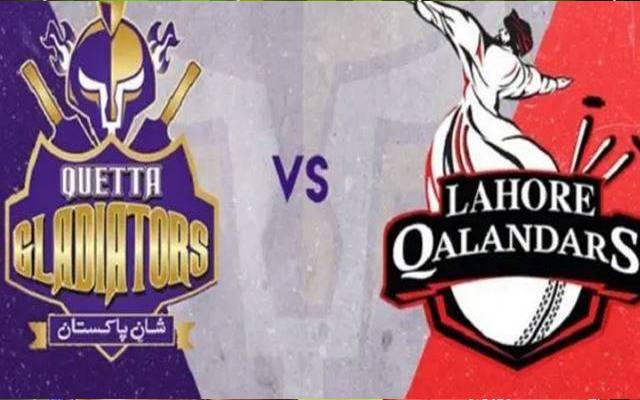 لاہور قلندر اور کوئٹہ گلیڈی ایٹرز کا میچ بارش کی نذر ہوگیا