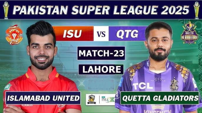 Quetta Gladiators vs Islamabad United , Qazafi Stadium Lahore, PSL 10, Farhan Ali Agha 