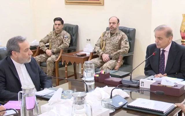 وزیراعظم شہباز شریف سے ایرانی وزیر خارجہ کی ملاقات